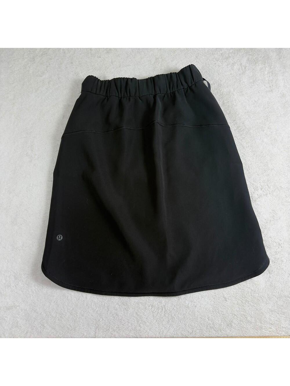 Lululemon Performance Black Skirt Size 4 Relaxed A-Line